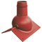 Krovent Pipe-Cone коньковый элемент для любого типа кровли Красный (RAL 3009)