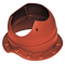 Krovent Base-VT Wave основание вентиляционной трубы для м/ч Красный (RAL 3009)
