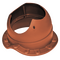 Krovent Base-VT Wave основание вентиляционной трубы для м/ч Красно-коричневый (RR29)